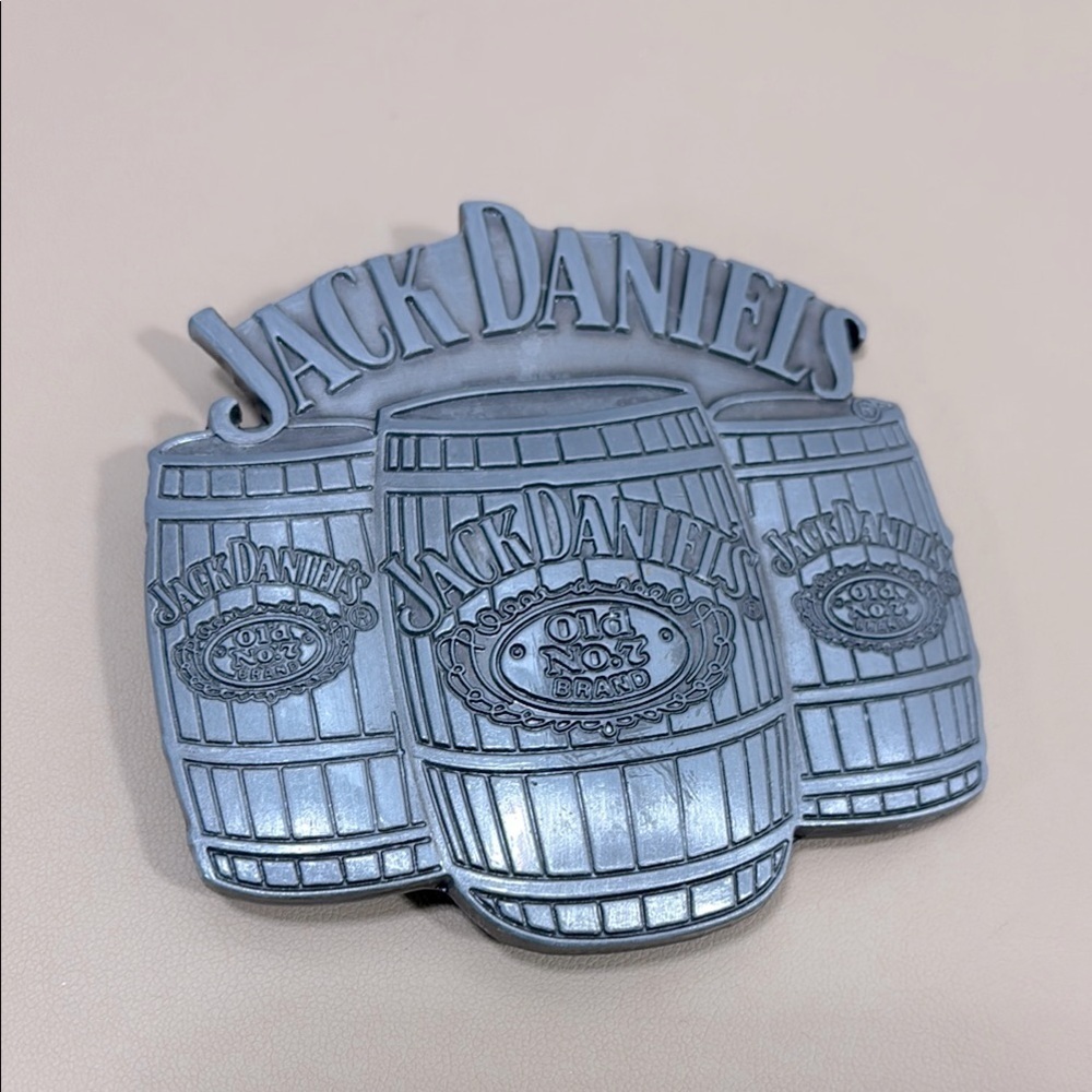 Jack Daniels Silver Belt Buckle​​​​​